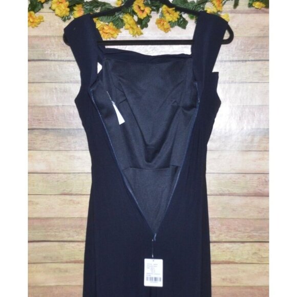 NWT Sorella Vita 9134 Navy Sapphire Blue Size 8 Bridesmaid Dress FIts XS/S Maxi - Picture 8 of 11